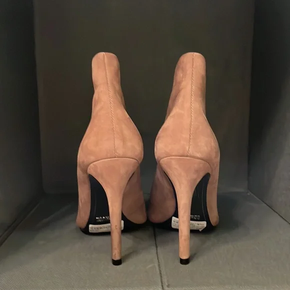 Schutz Nobuck Yucca Suede High Heel  Bootie Size 7.5 - Picture 2 of 9